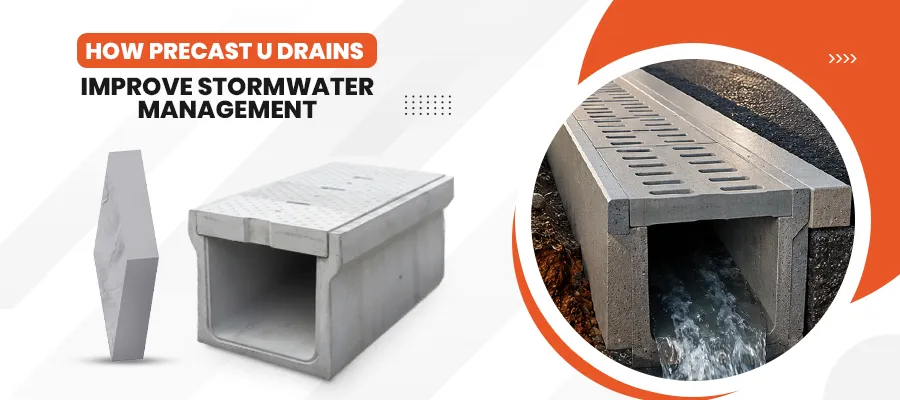 How Precast U-Drains Improve Stormwater Management