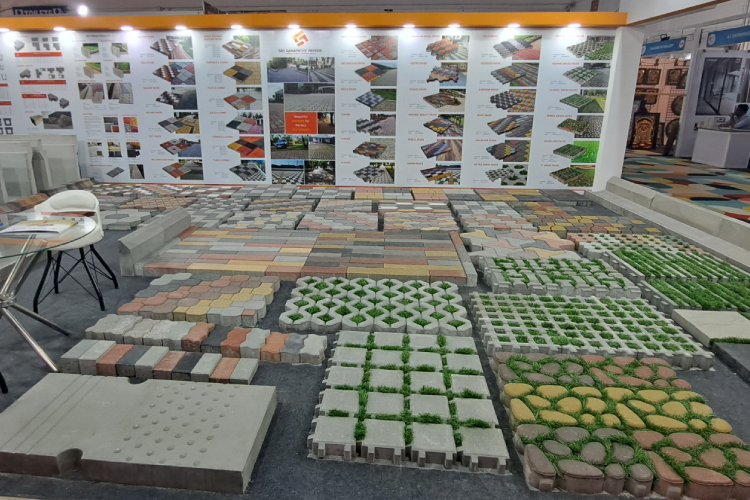 Shot Blasted Square Paver Block